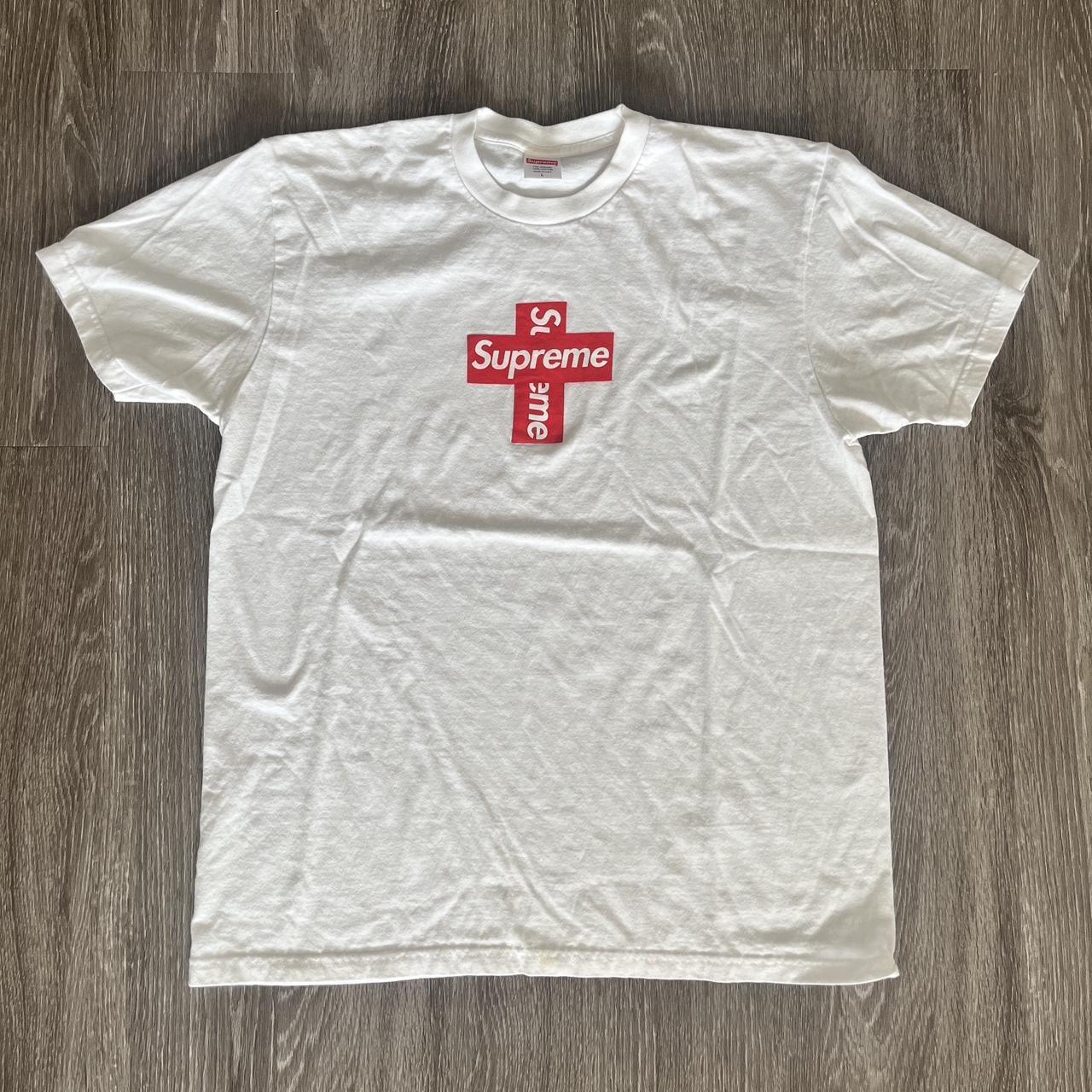 Supreme Tee クロスボックスロゴ ホワイト