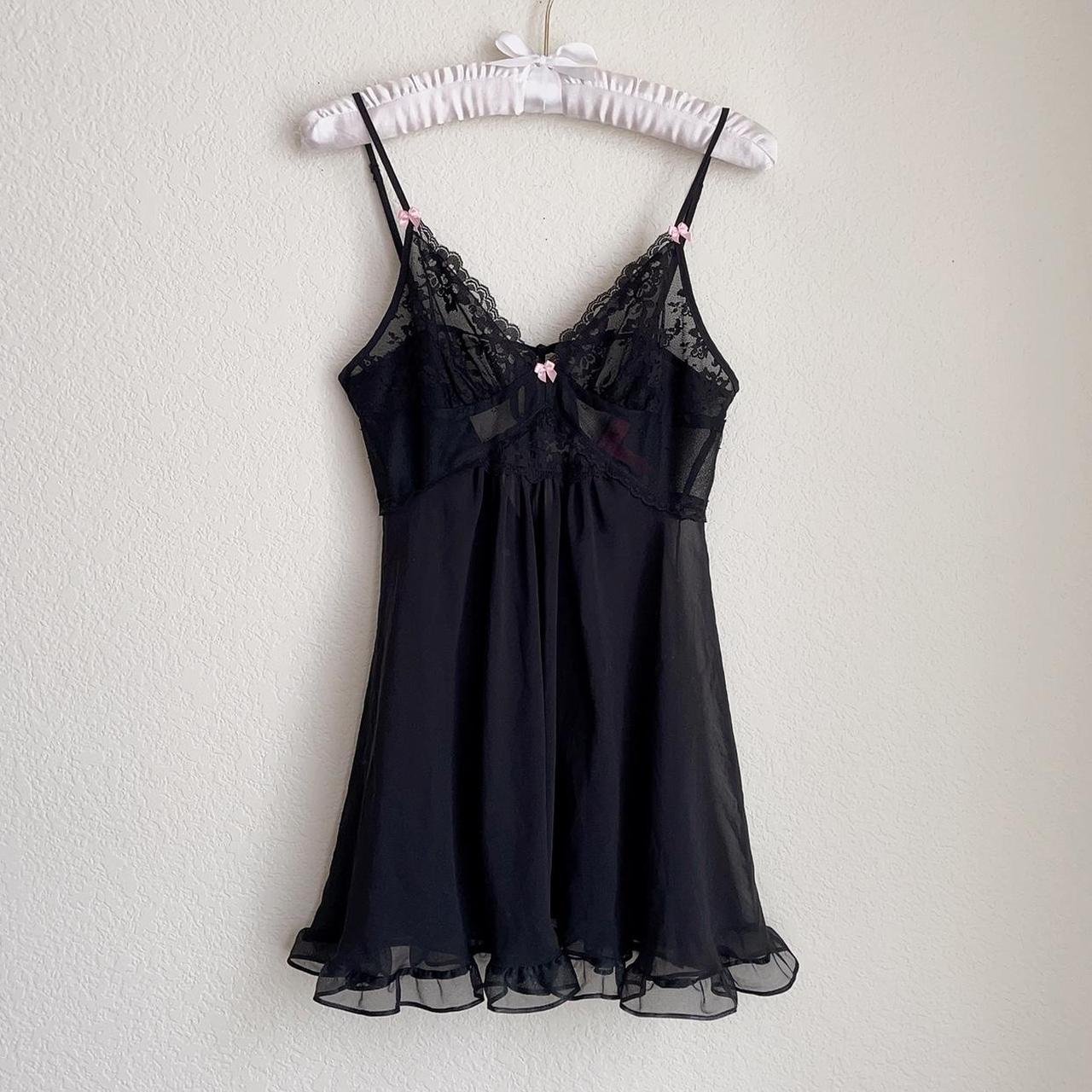 Betsey Johnson 2000s babydoll slip ♡ in excellent... - Depop