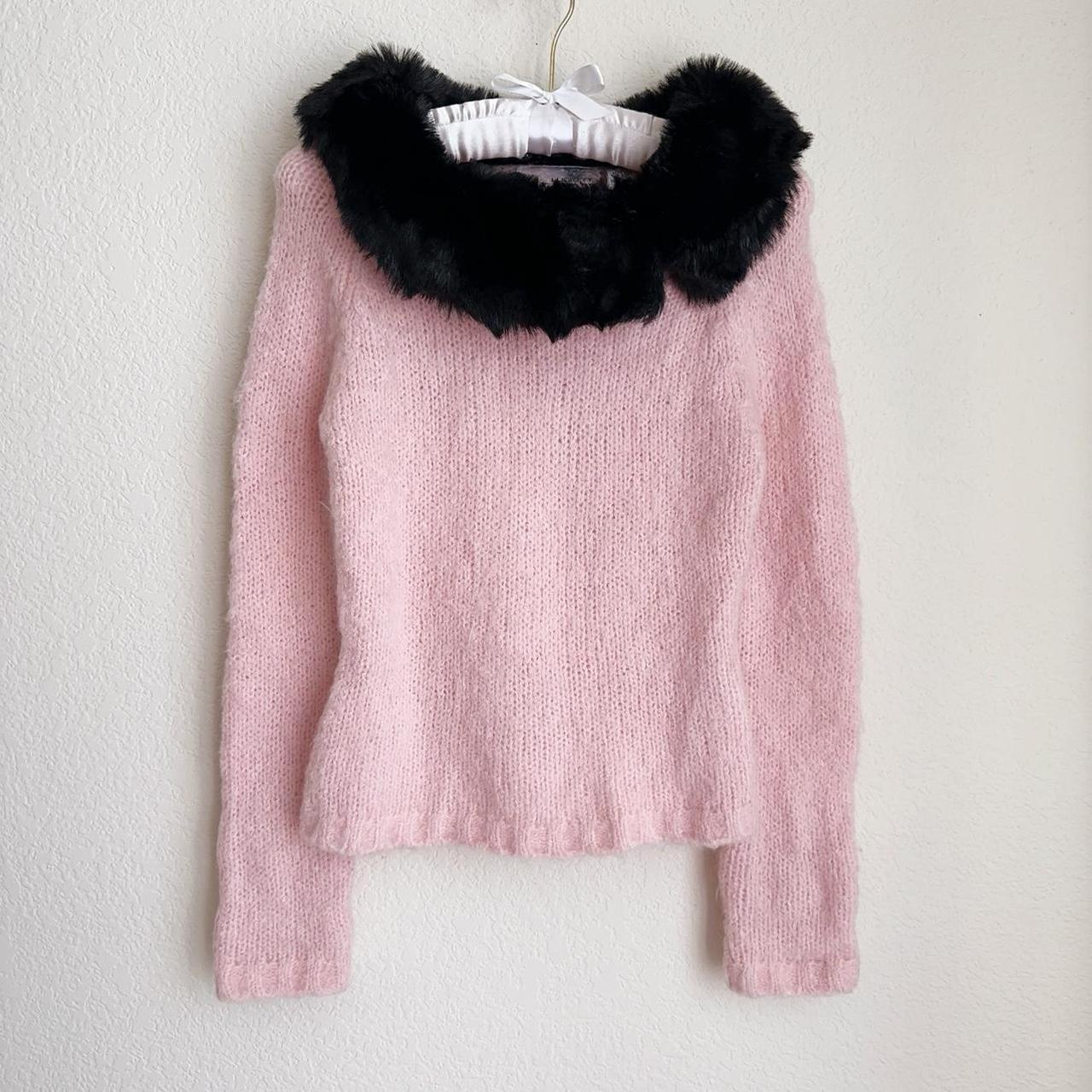 Faux fur 2024 pullover women's