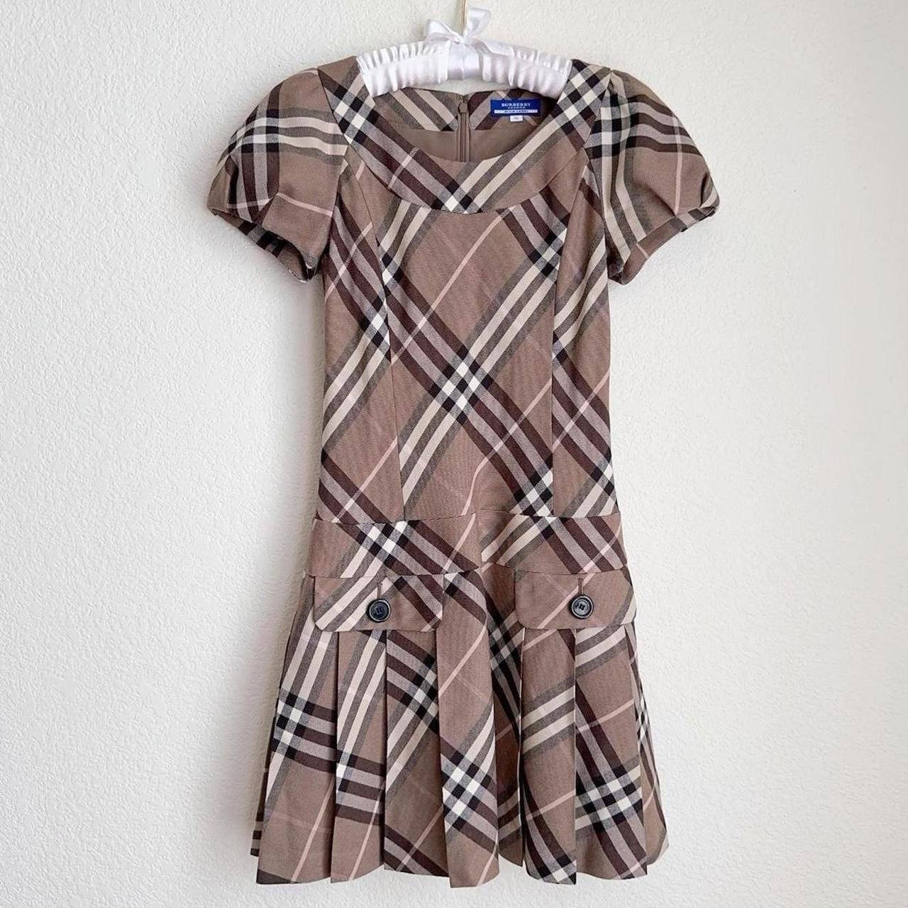 Burberry blue label nova check dolly dress in. Depop