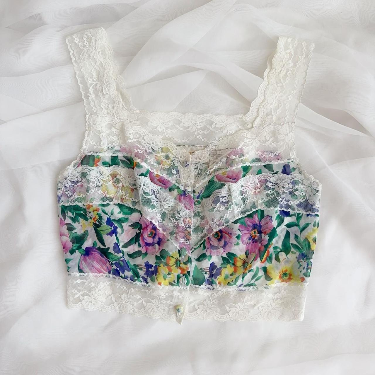 Victoria's Secret Women's Tank top - Multi/White … - image 1