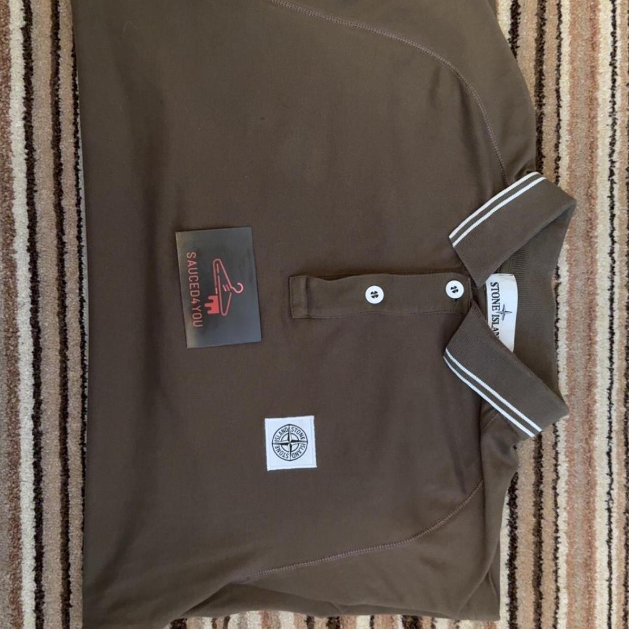 Stone island sales khaki polo