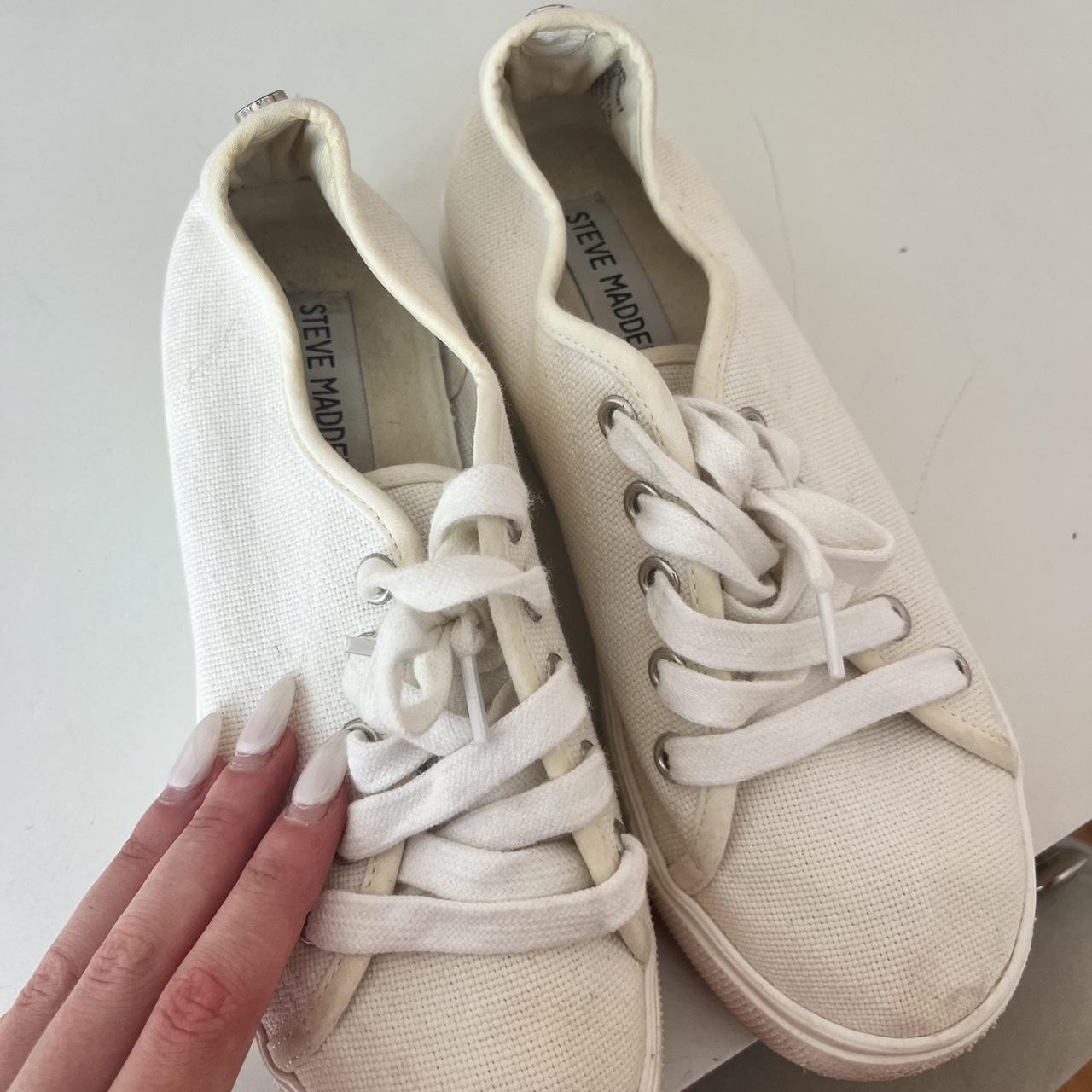steve madden white platform