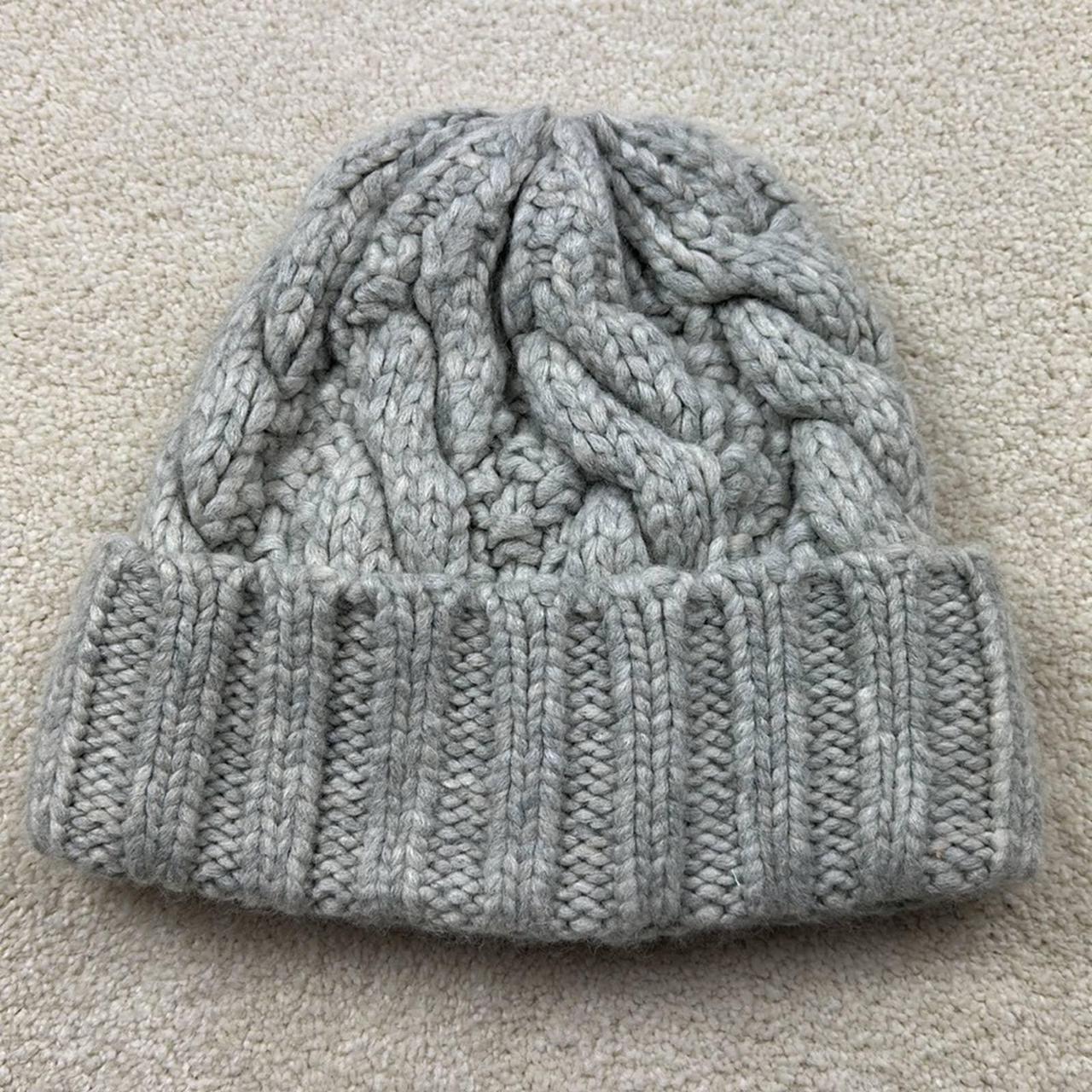 Ugg Oatmeal Cable knit Beanie Hat NWOT. Very cute,... Depop