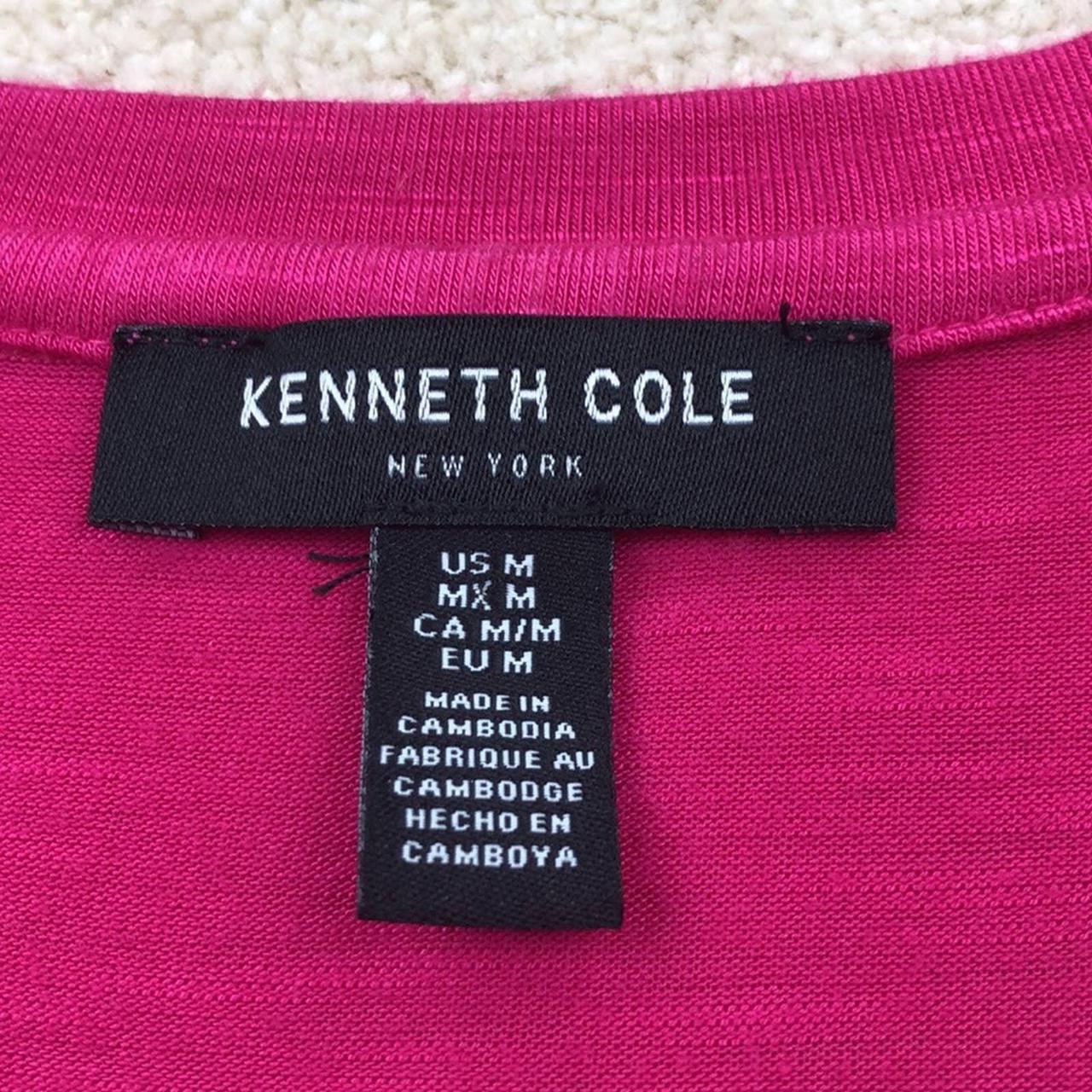 Kenneth Cole: Pink Dip Dye Ombré Tee Excellent... - Depop