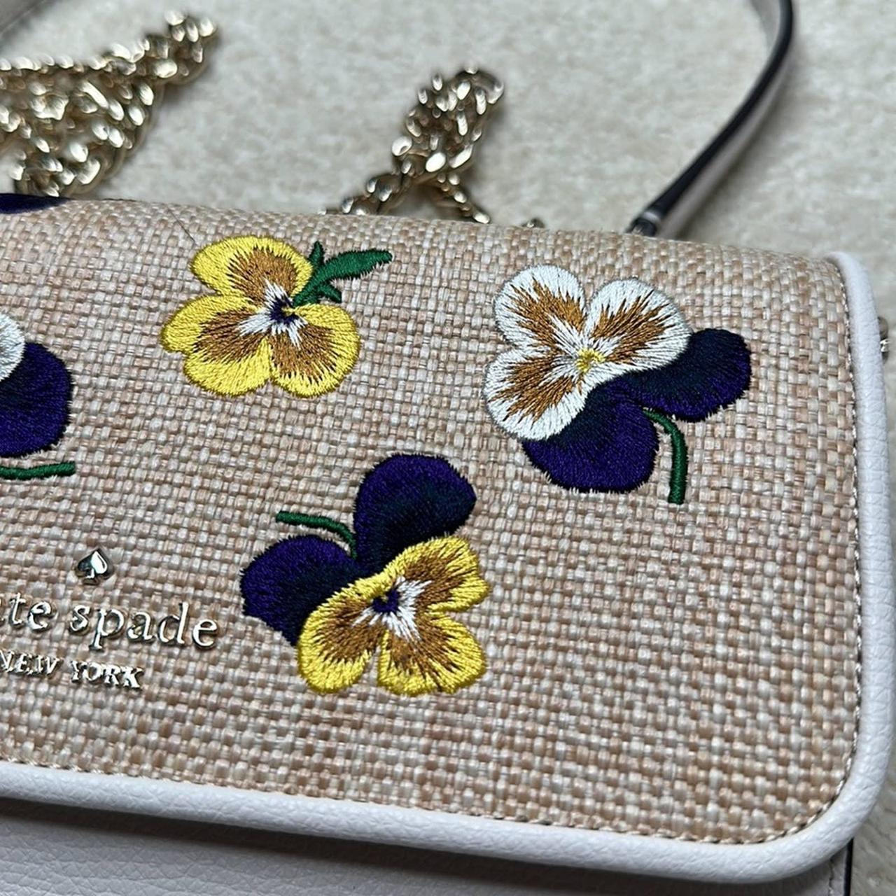 Wild Petal Embroidered Floral Crossbody