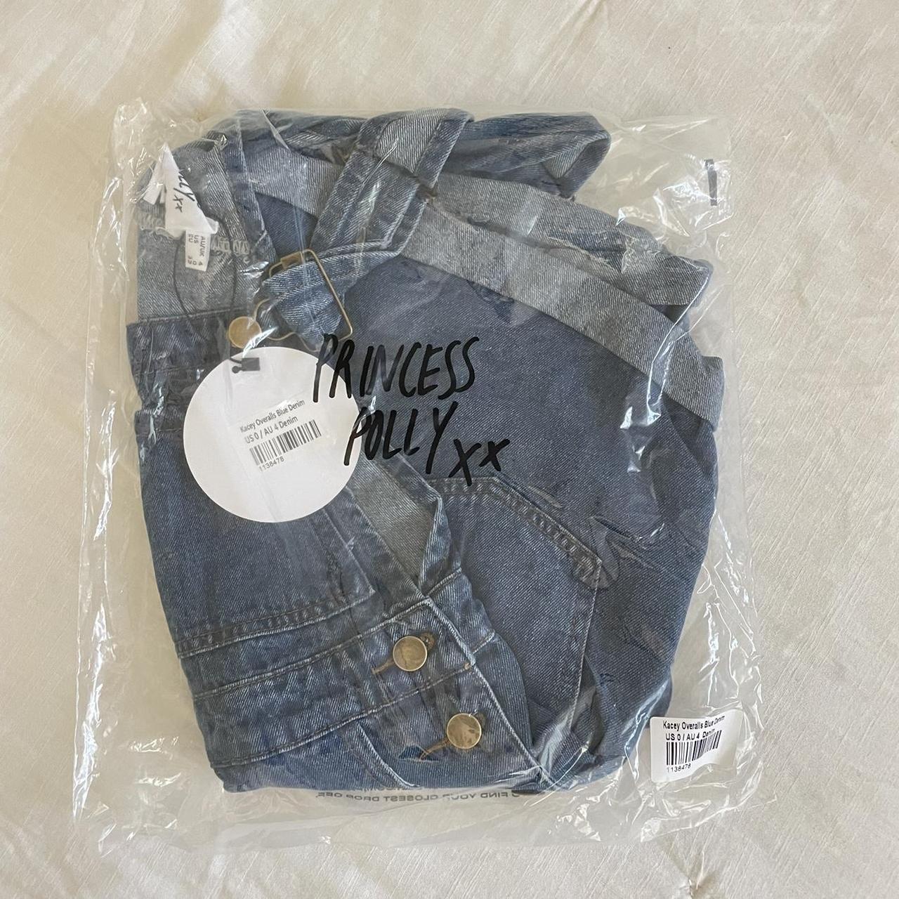 Princess Polly Denim Shorts Overalls Brand New Depop