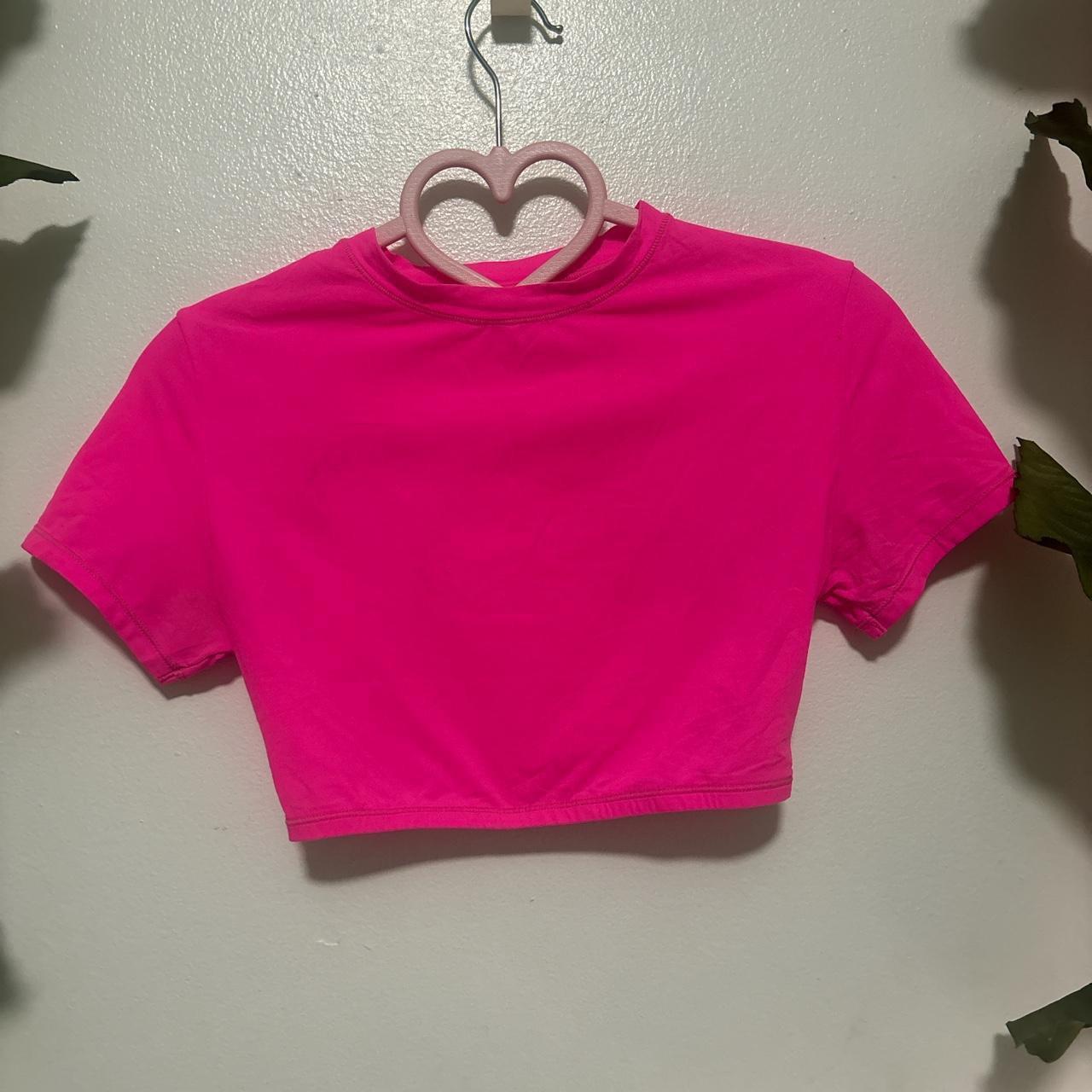 Skims fits everybody tee neon orchid sold out Size - Depop