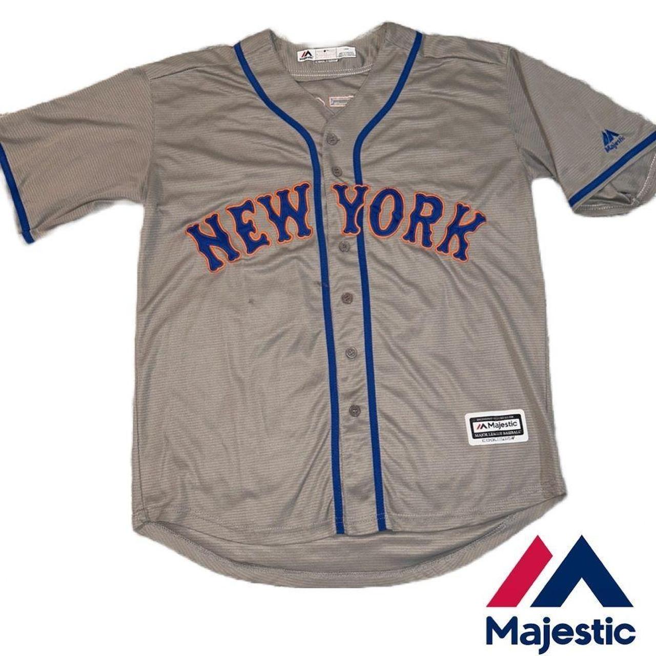EUC Majestic NY Mets #30 Confronto Emroidered Cool - Depop