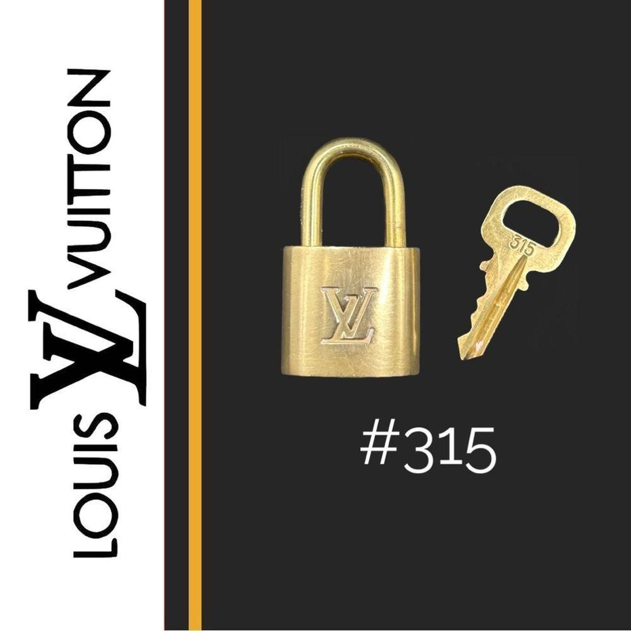louis-vuitton lock and key authentic