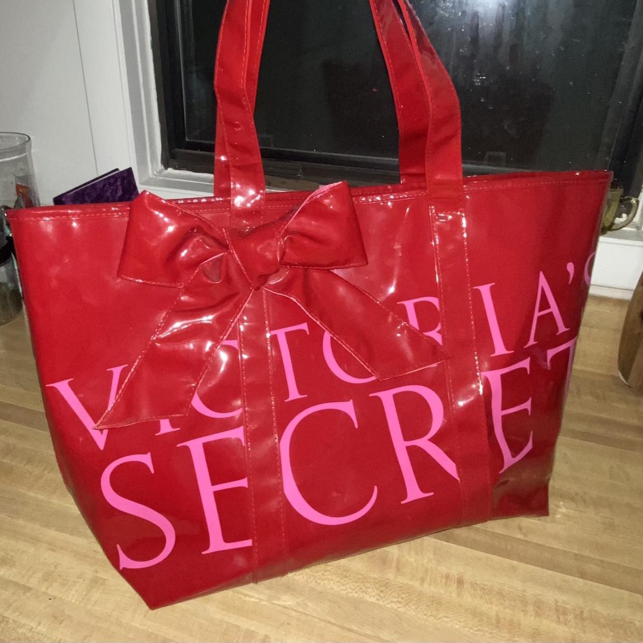 Super cute Victoria Secret Patent Leather Tote bag.... - Depop