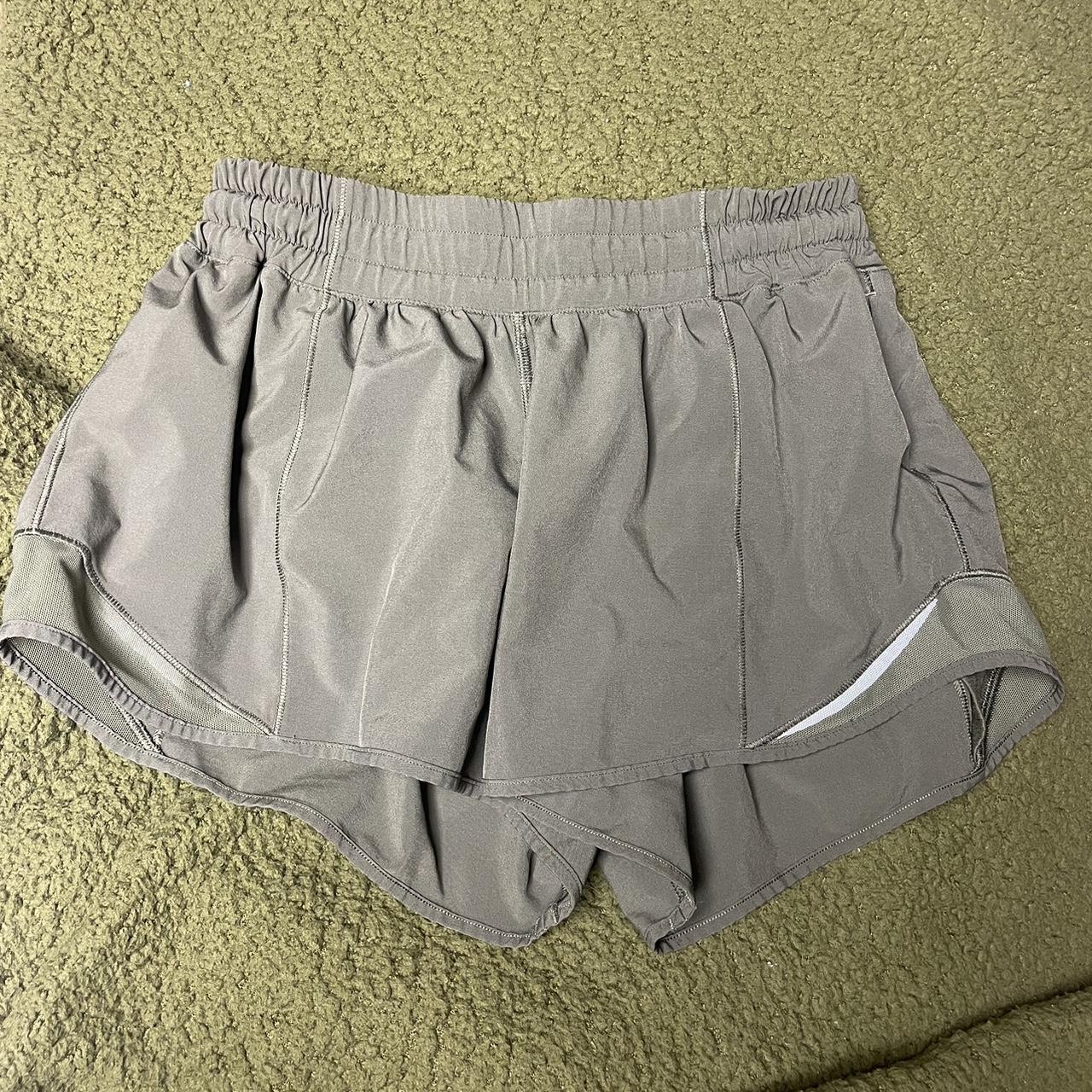 Olive green lululemon shorts best sale