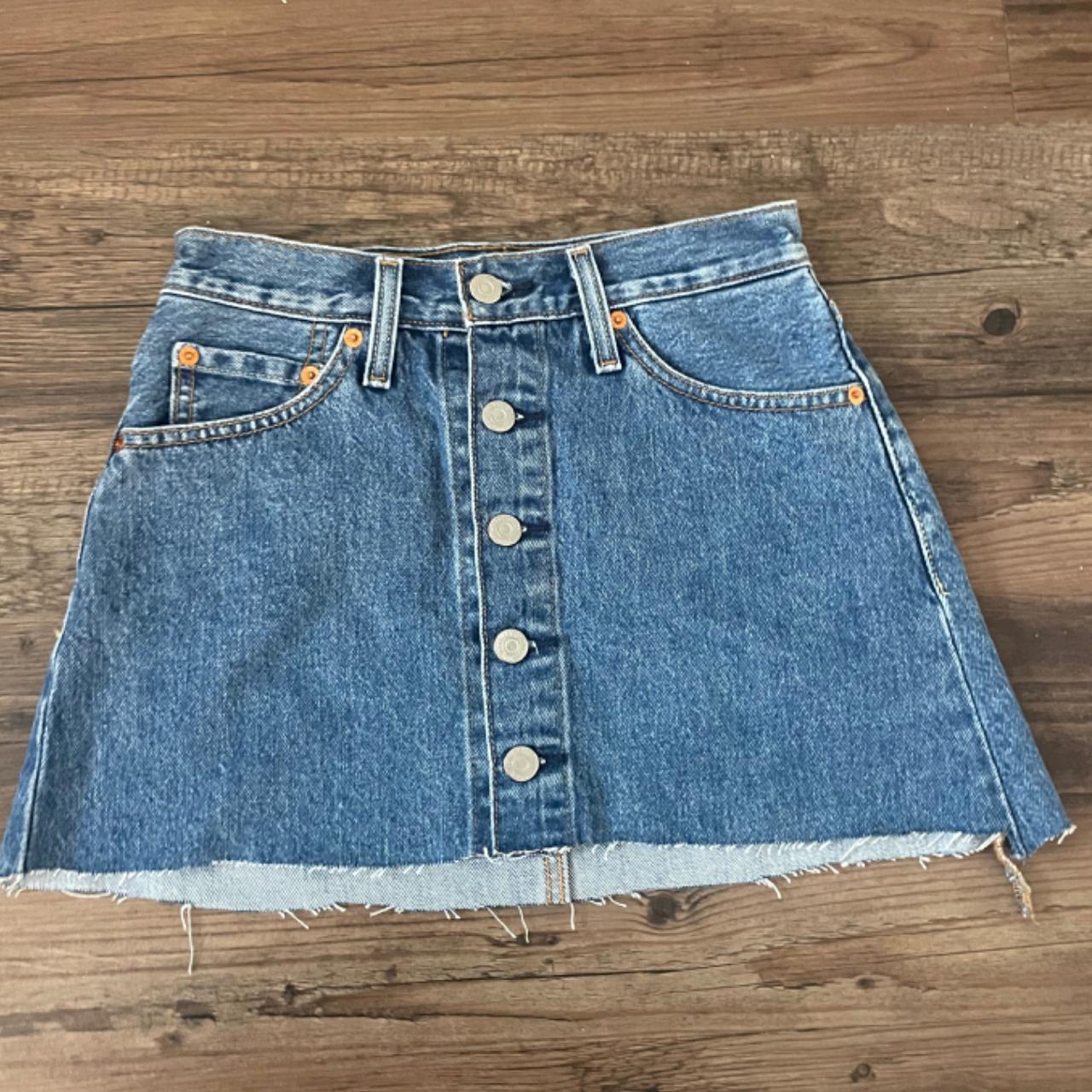 Levis denim outlet skirt middle man