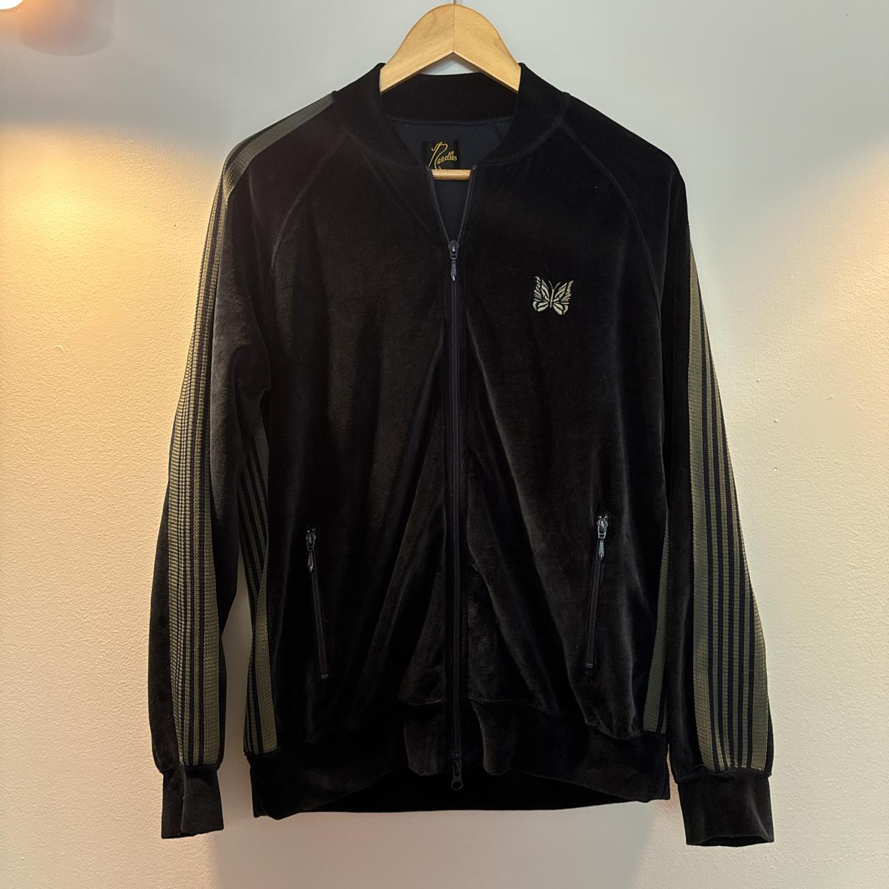 Needles/ニードルズ Rib Collar Track Jacket - C/PE Velour