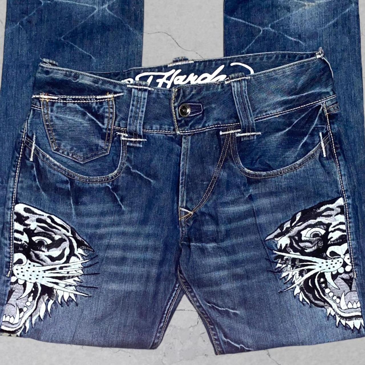 ED HARDY by Christian Audigier Panther Embroidery