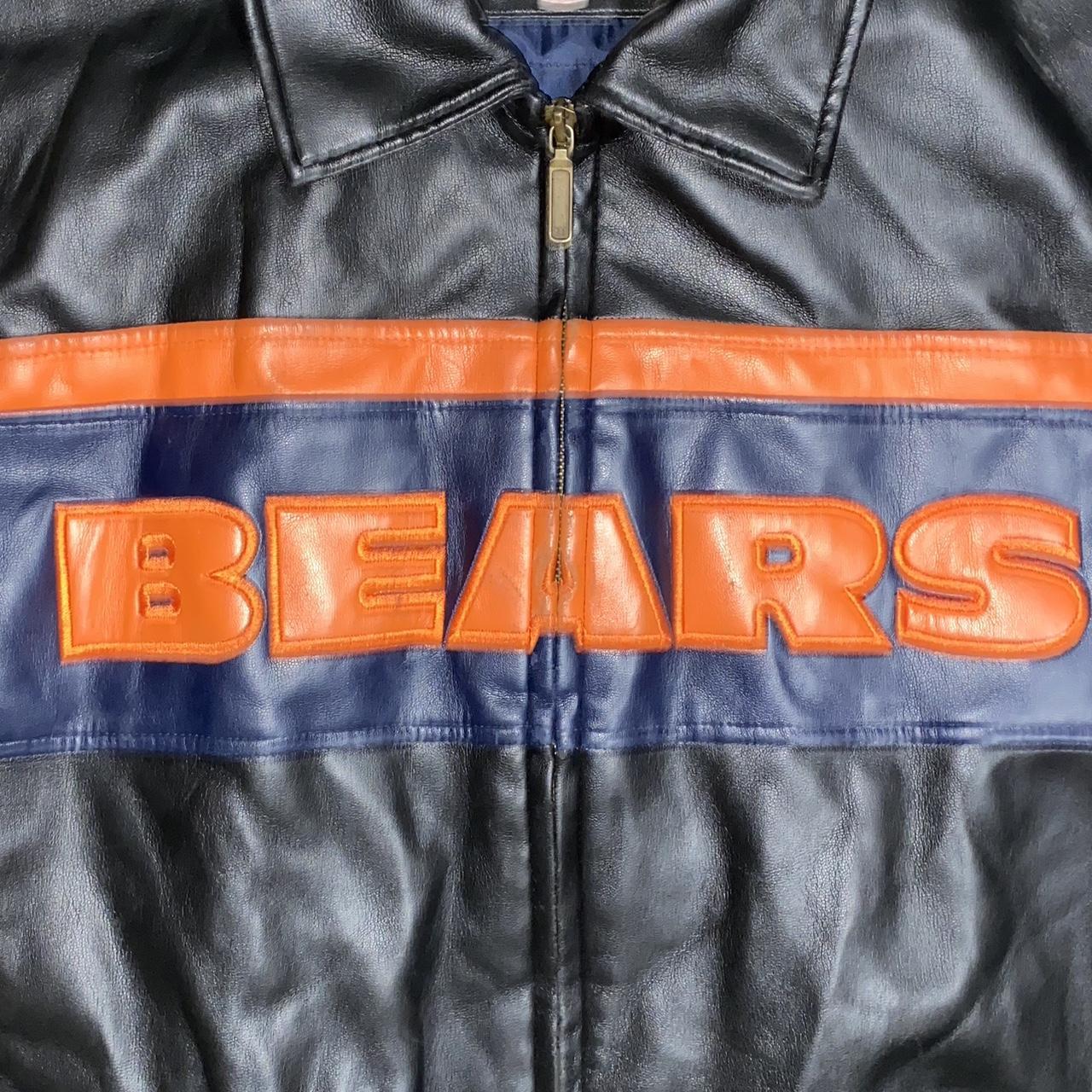 Maker of Jacket NFL Chicago Bears Multi Leather