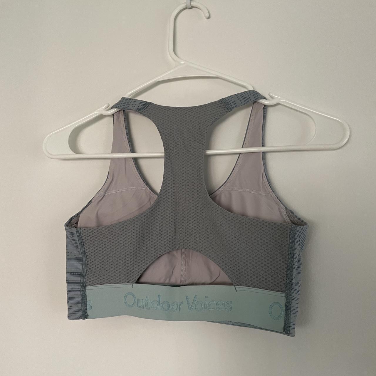 Outdoor Voices doing things bra in light blue , Size XS