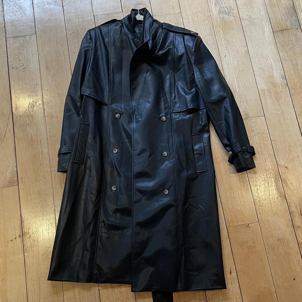 Boohoo Women's Black Coat | Depop