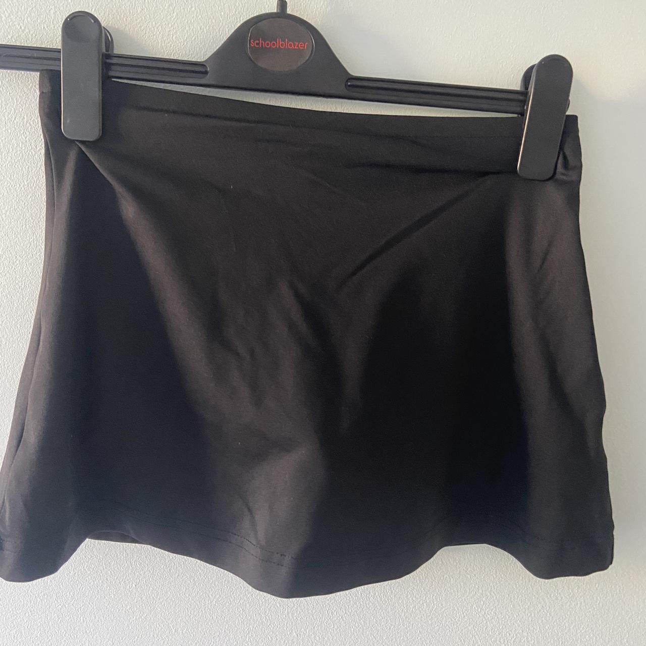 Cute mini black skort🖤🖤 - no stains or marks - built... - Depop