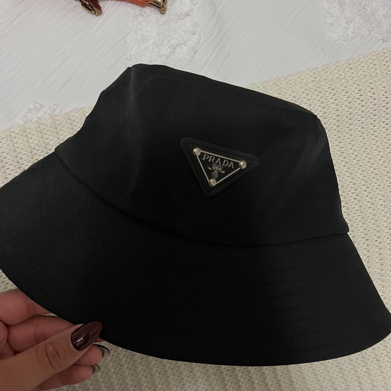 Prada Women's Black Hat | Depop