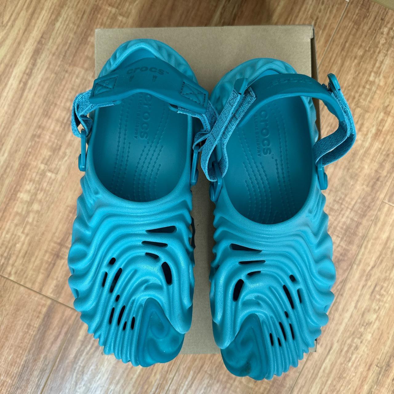 Salehe Bembury Pollex Crocs Turquoise Colorway. Size... - Depop