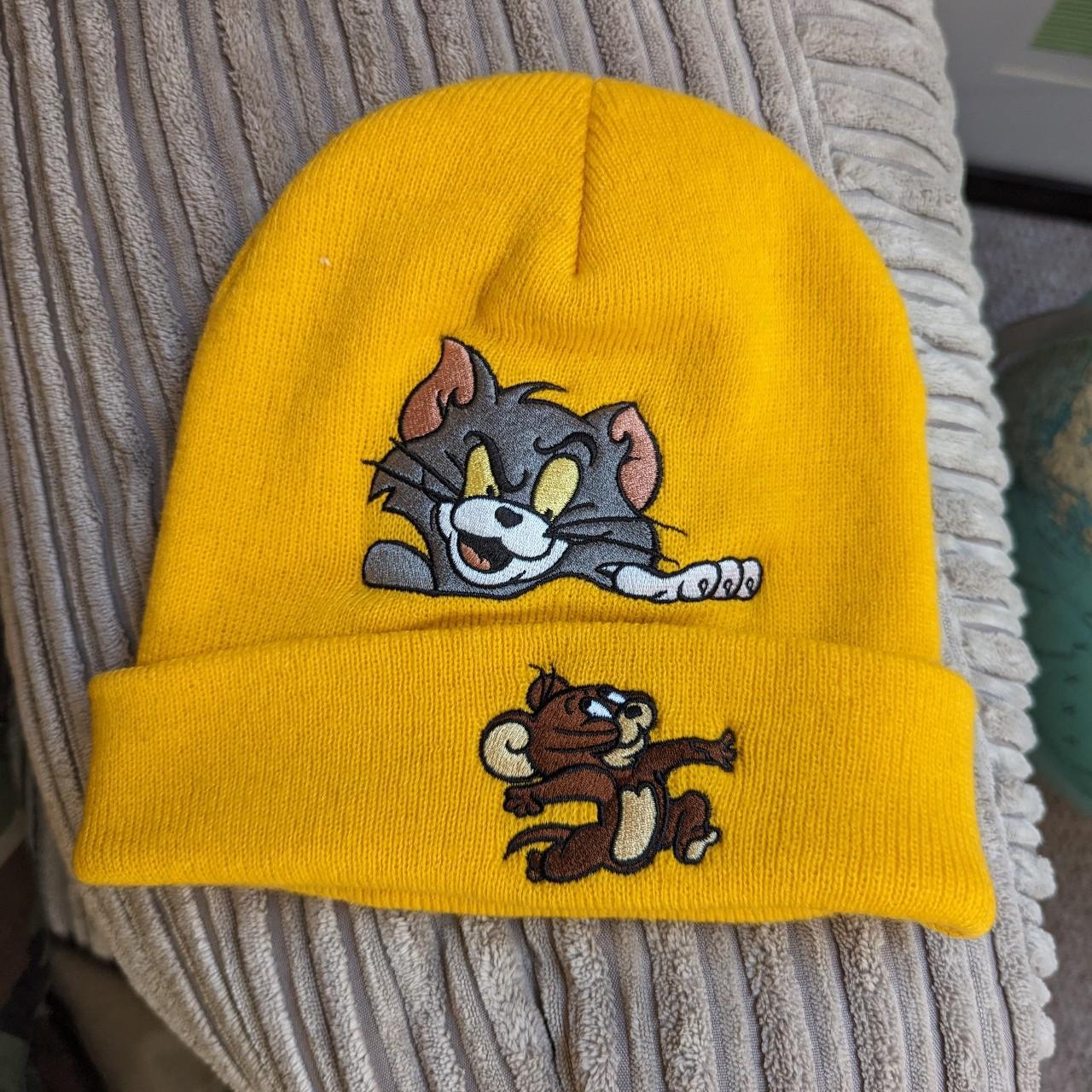 Supreme yellow Tom and Jerry beanie, #supreme...