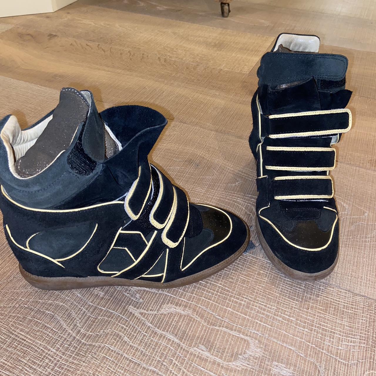 isabel marant heeled sneakers