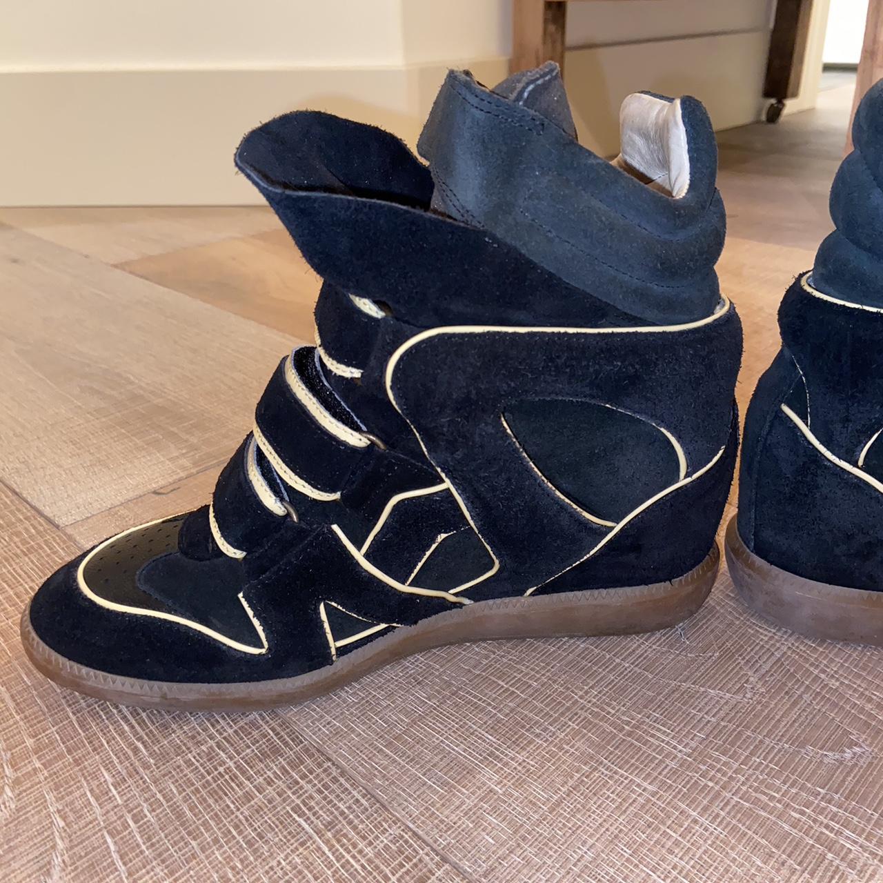 isabel marant heeled sneakers