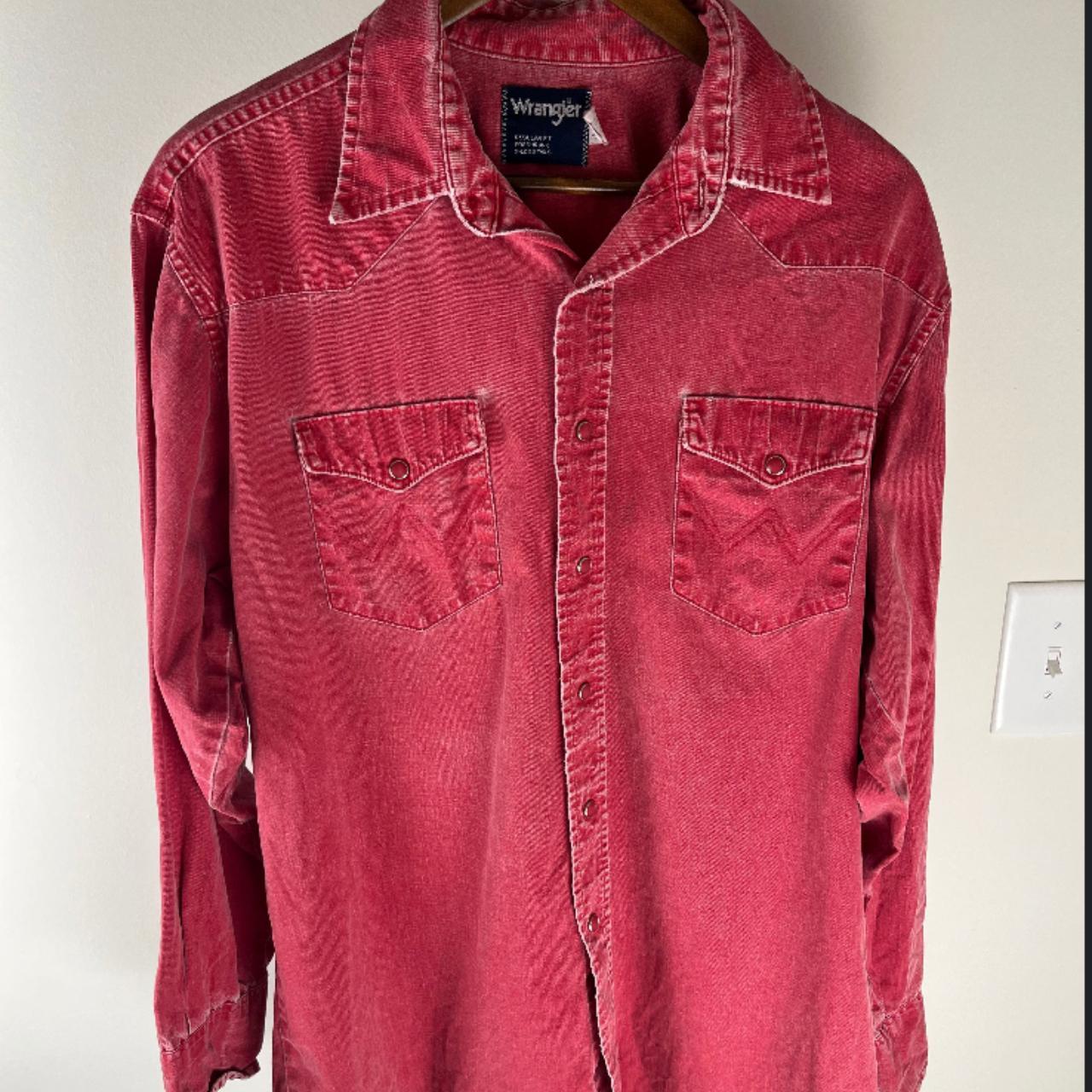 Wrangler Men's Red Shirt 