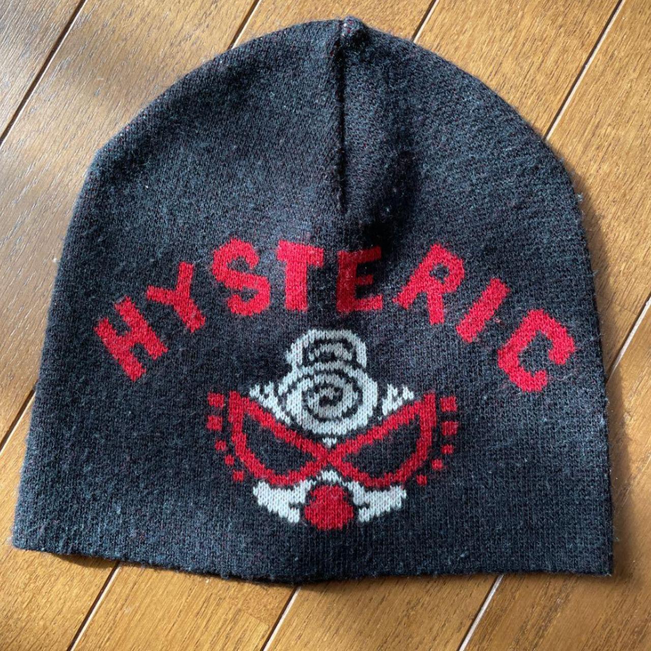 Hysteric Glamour beanie, Black and red...