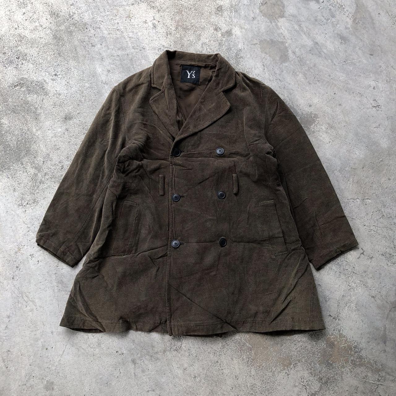 Y’S Yohji Yamamoto Double Breast Wool Coat TAG :... - Depop