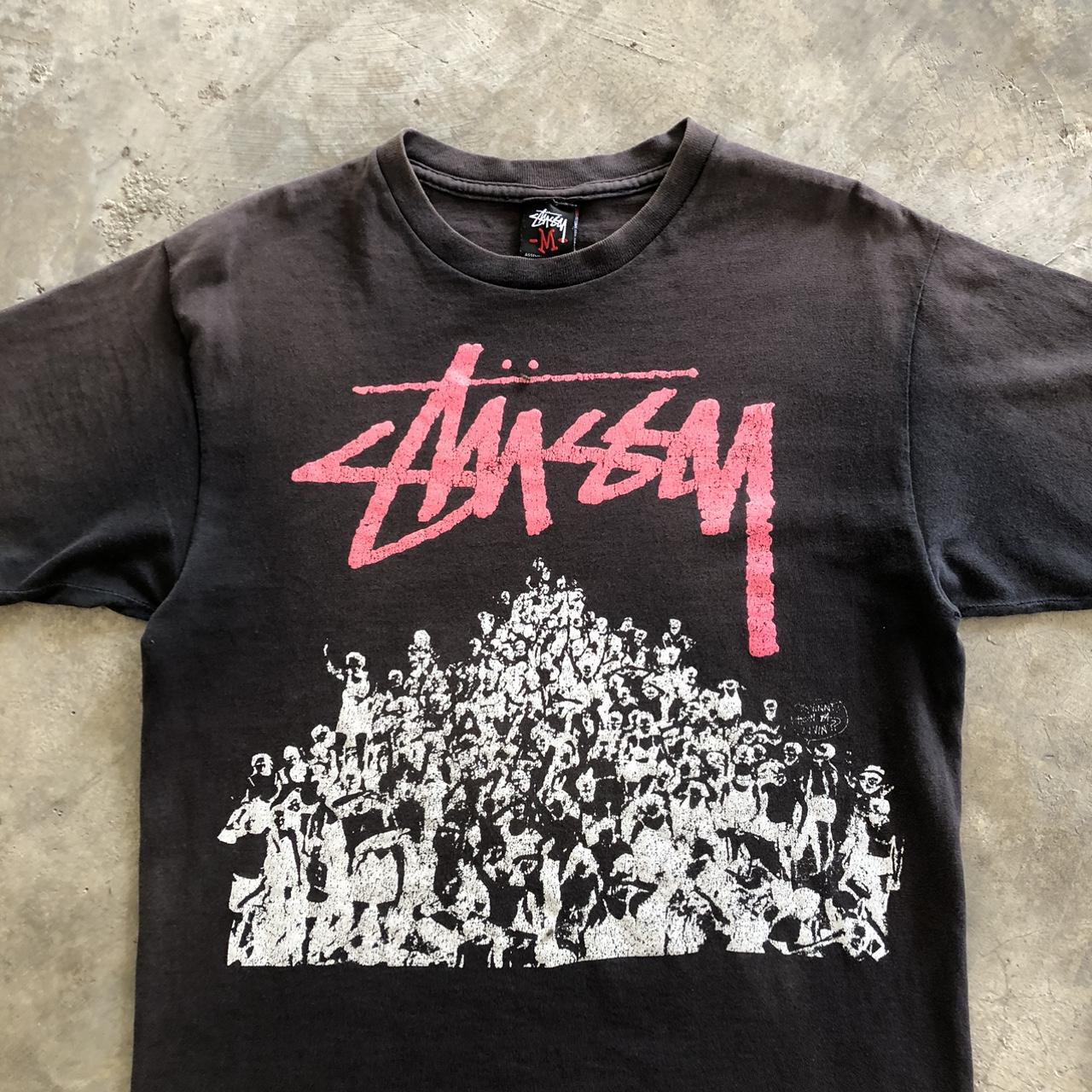 00s Stussy photo tribe exclusive Tシャツ STUSSY Tribe Exclusive Rare Design T-Shirt TAG : | Depop