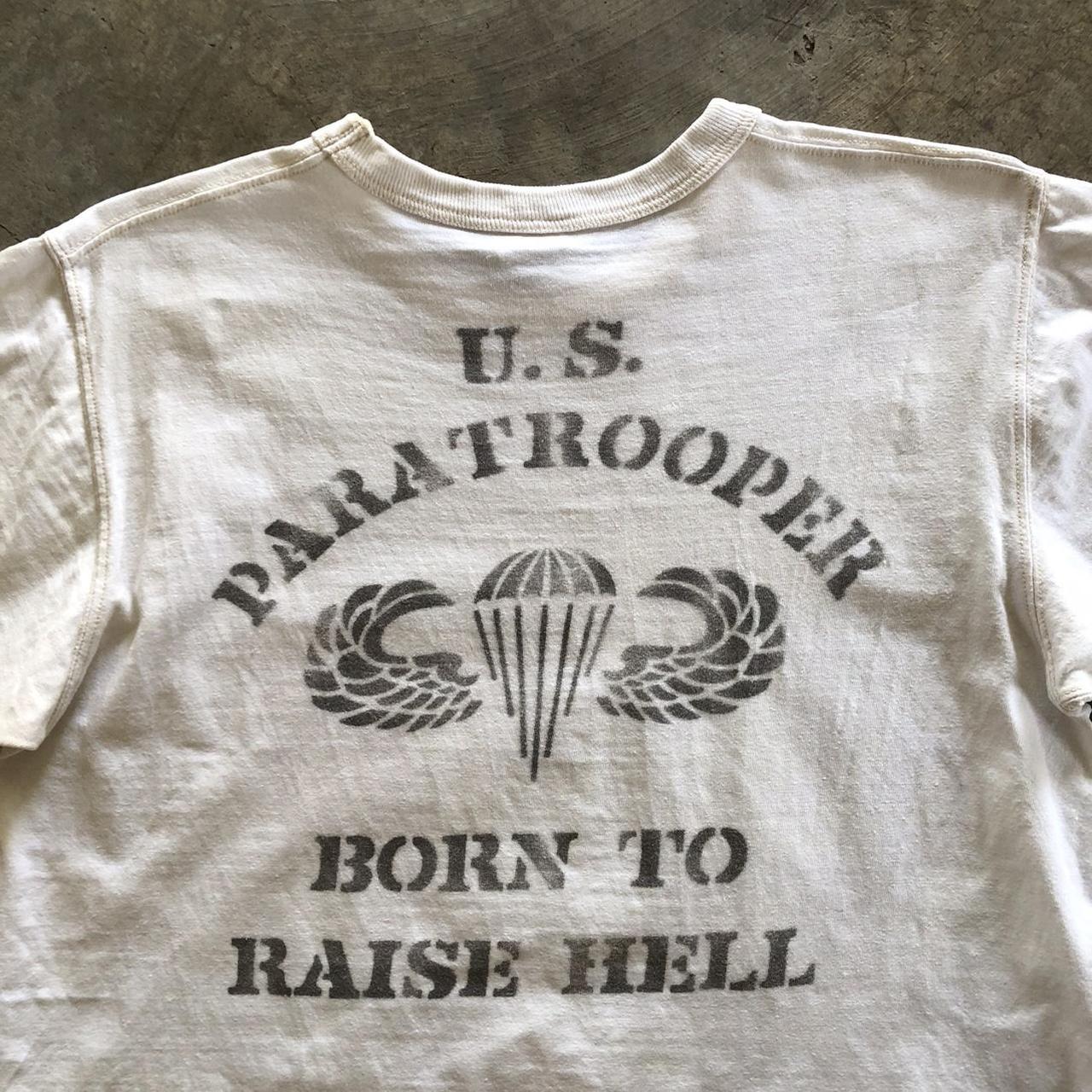 トップス 1950's flagg bodyguard shirt deadstock BUZZ RICKSON Sportswear Company U.S. Paratrooper | Depop