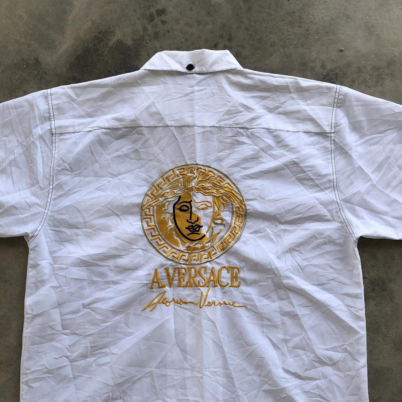 ALFREDO VERSACE Big Embroidery Logo Depop
