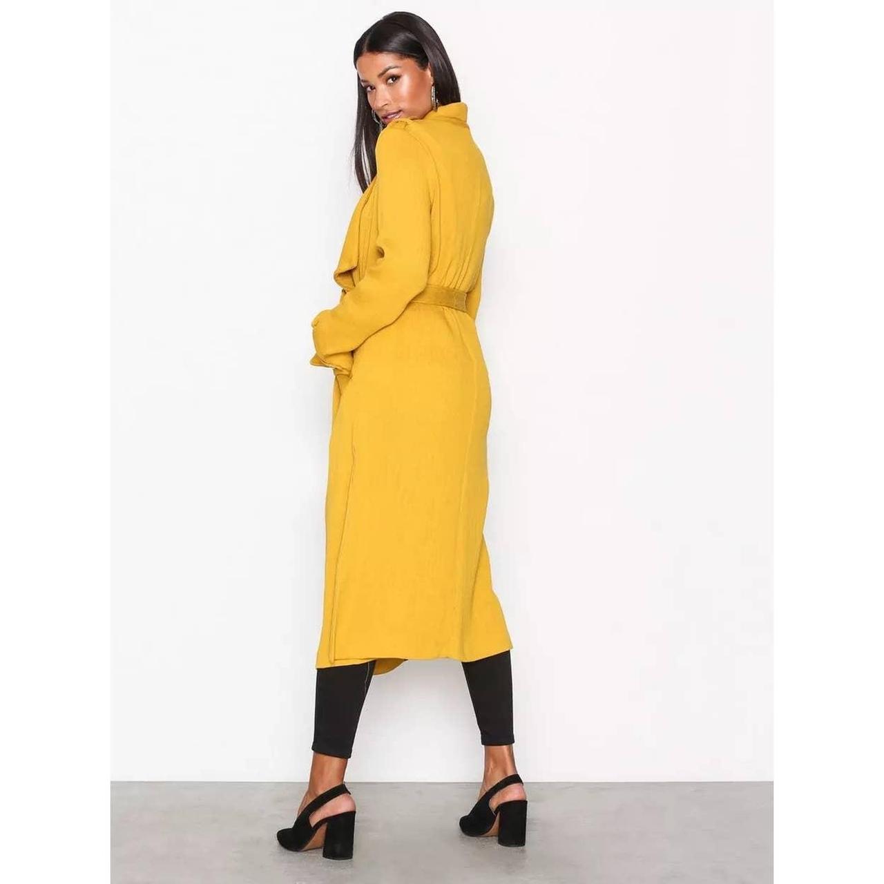 River island mustard coat online