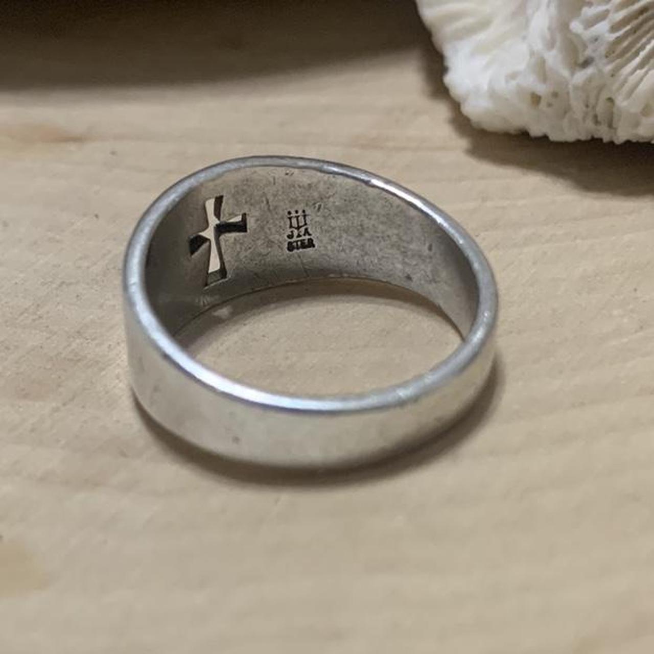 James avery wide 2025 crosslet ring