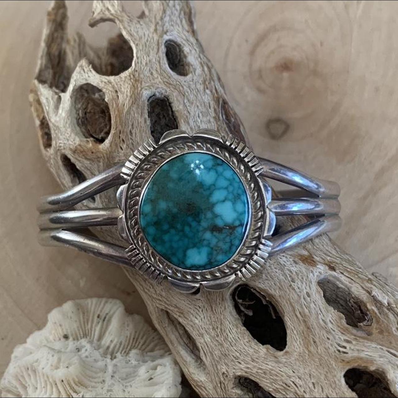 Signed Richard Curley Rcc Sterling Turquoise Native Depop 2321