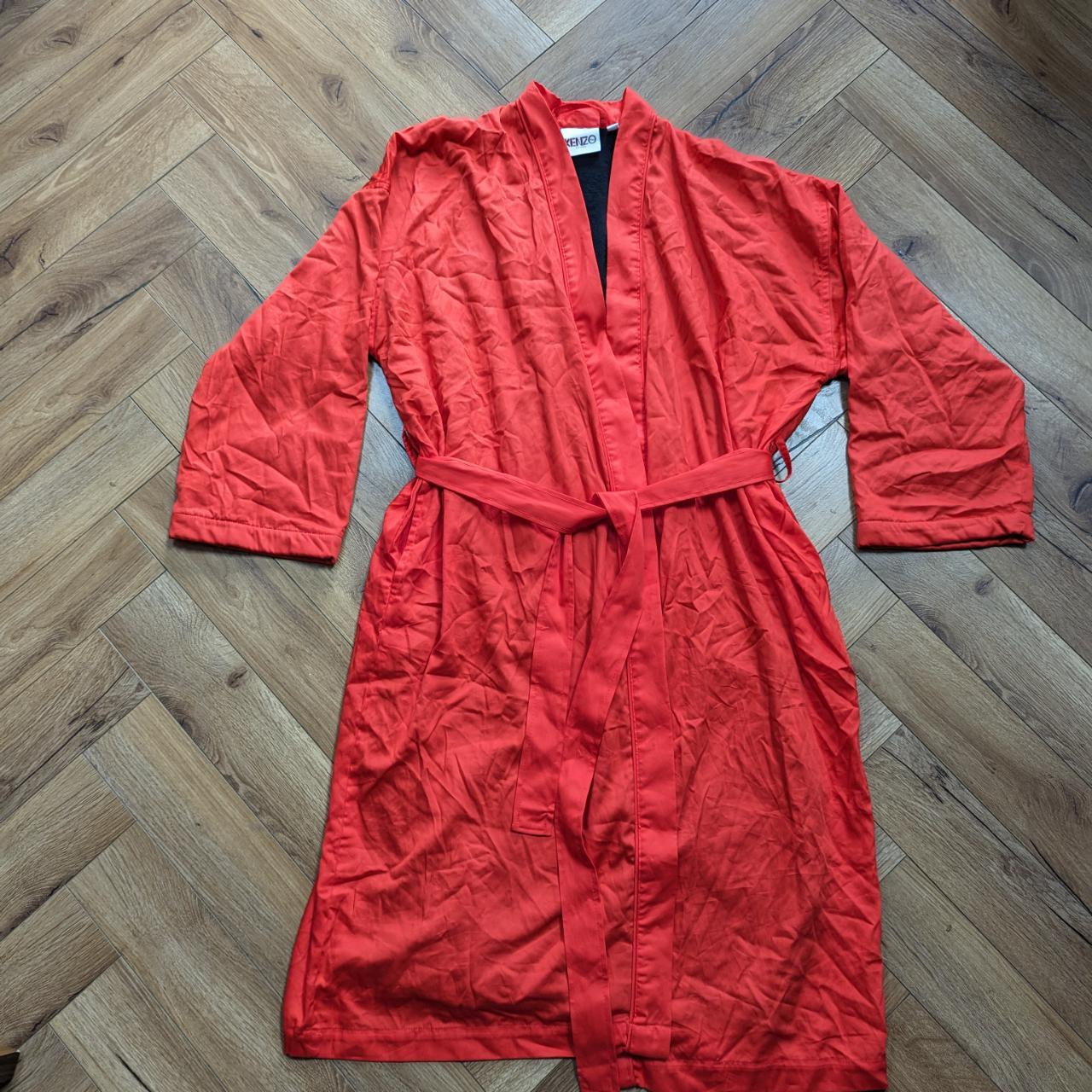 KENZO Ladies Bath Robe/Dressing Gown In Red, with a... Depop
