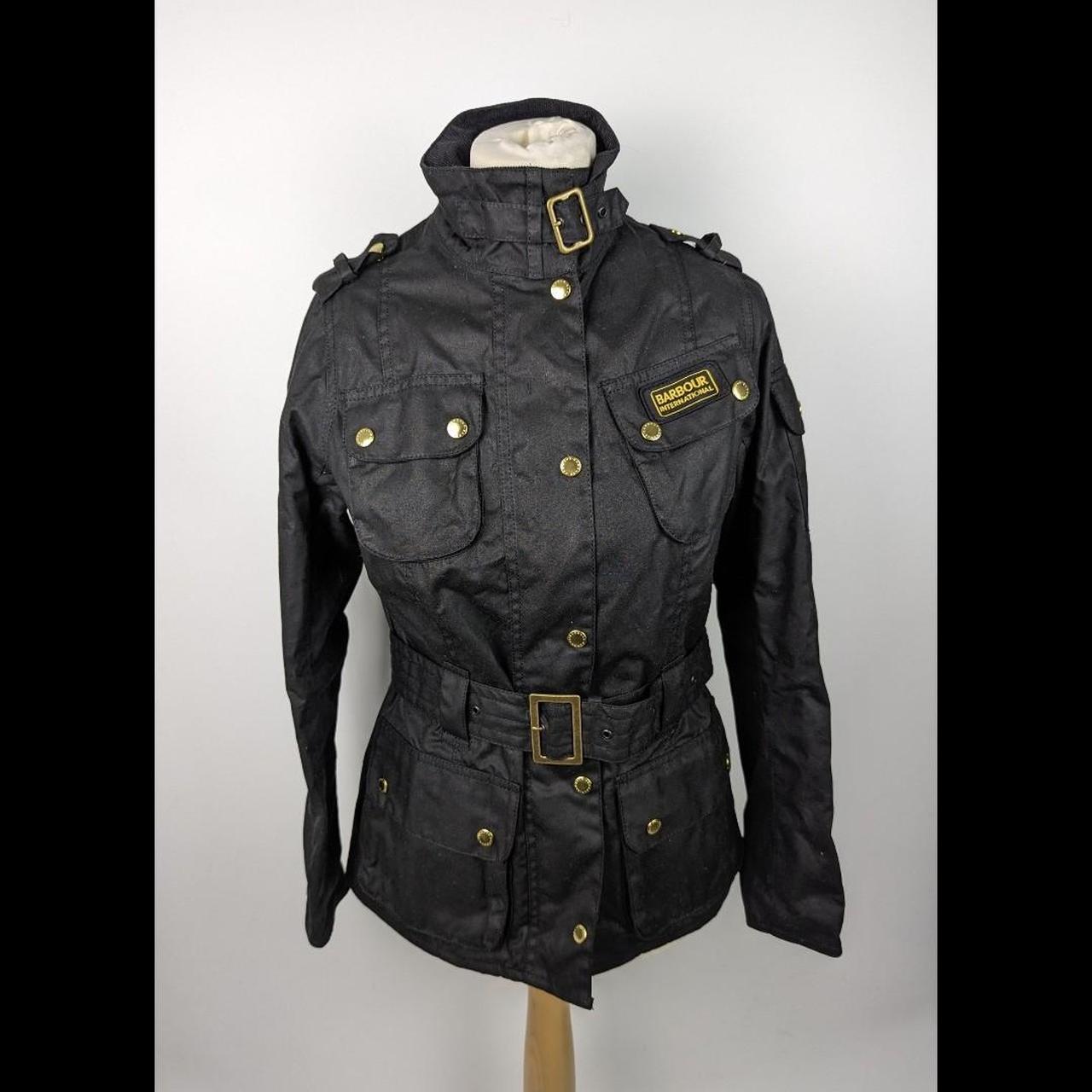 BARBOUR INTERNATIONAL Womens Waxed Jacket - | Depop BARBOUR INTERNATIONAL Womens Waxed Jacket - | Depop