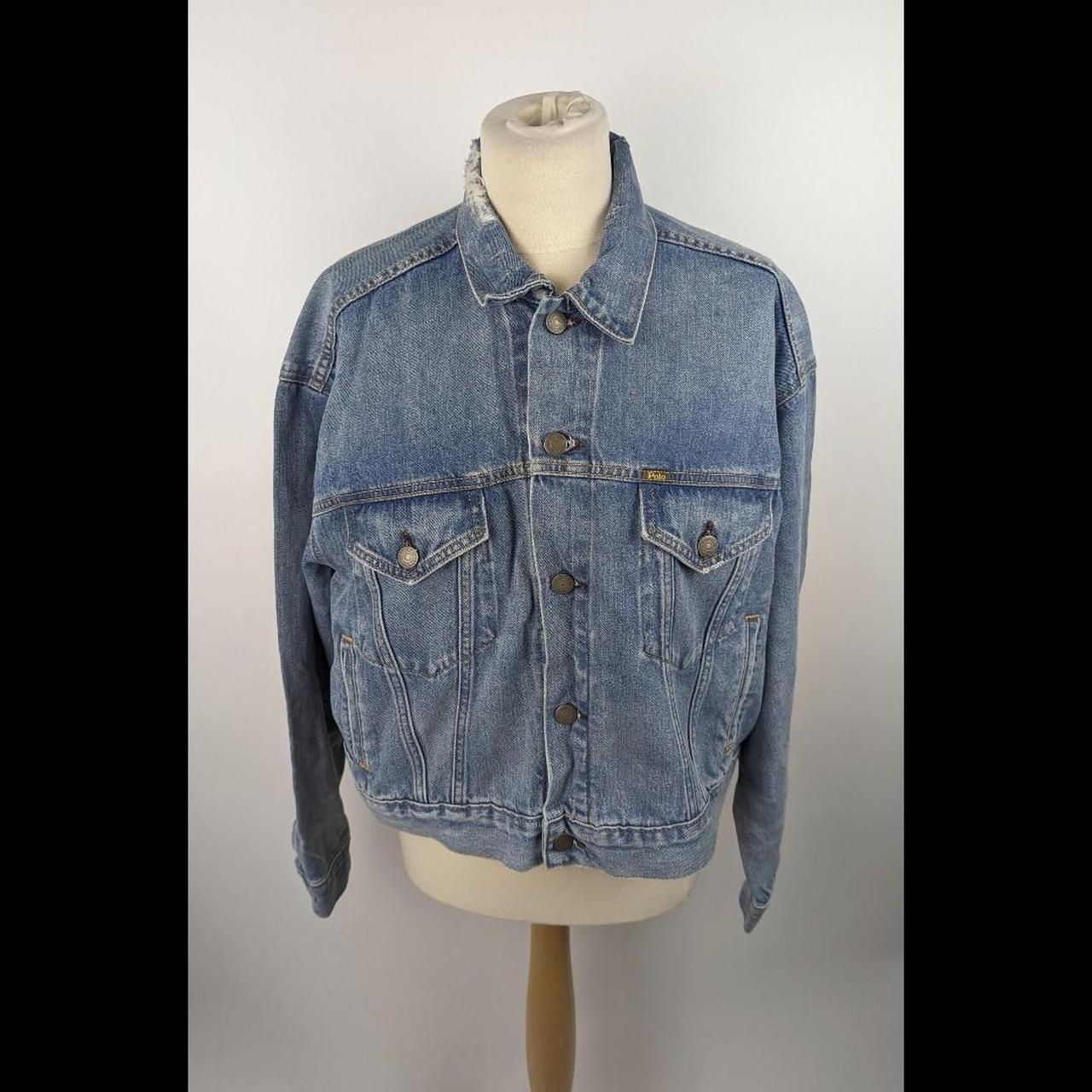 Polo Ralph Lauren Womens Faded Denim Trucker Jacket