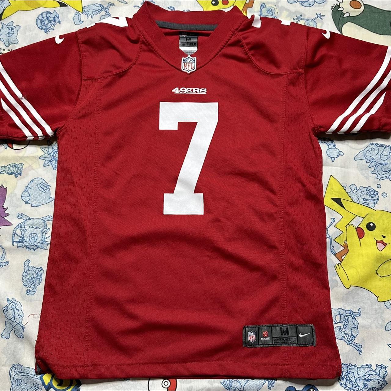 Official NFL San Francisco 49ers Red Jersey Youth - Depop