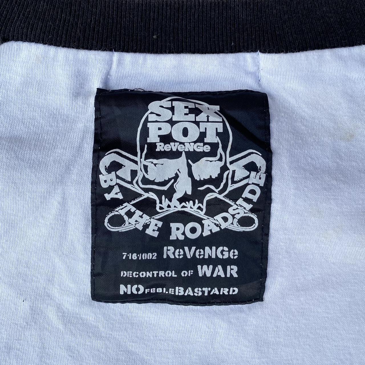 SexPot Revenge トップス SEX POT ReVeNGe Mirror Skull Dolman Sleeve Shirt - Tokyo