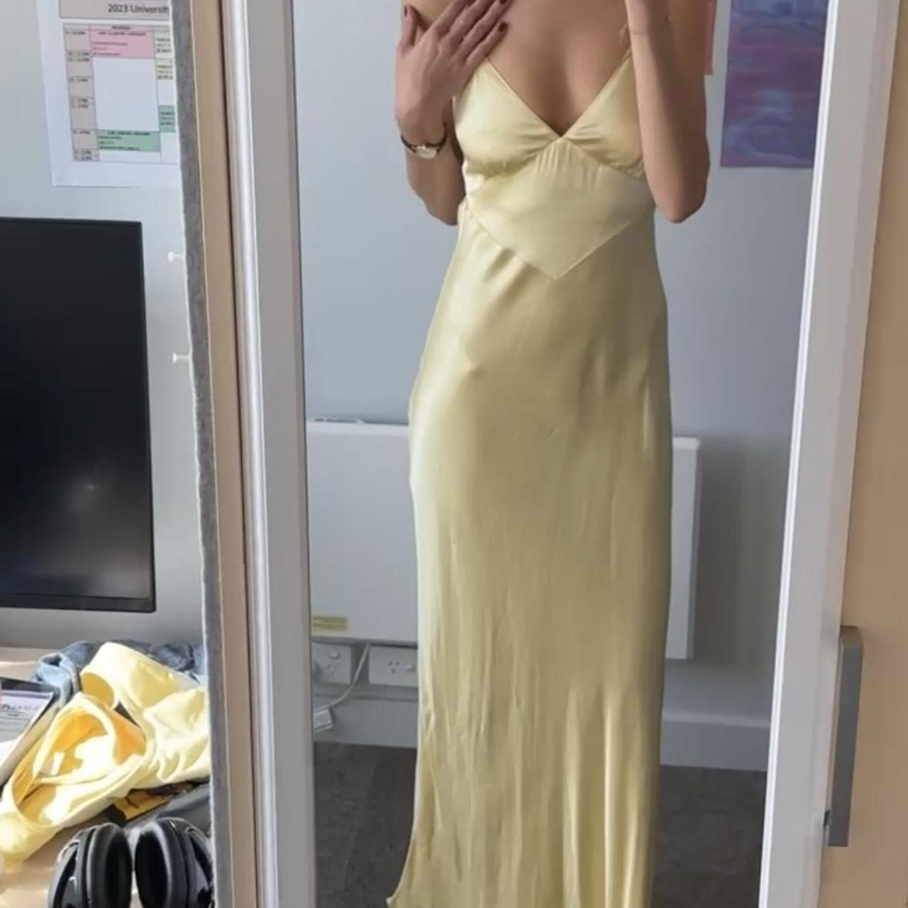 bardot x yellow dress