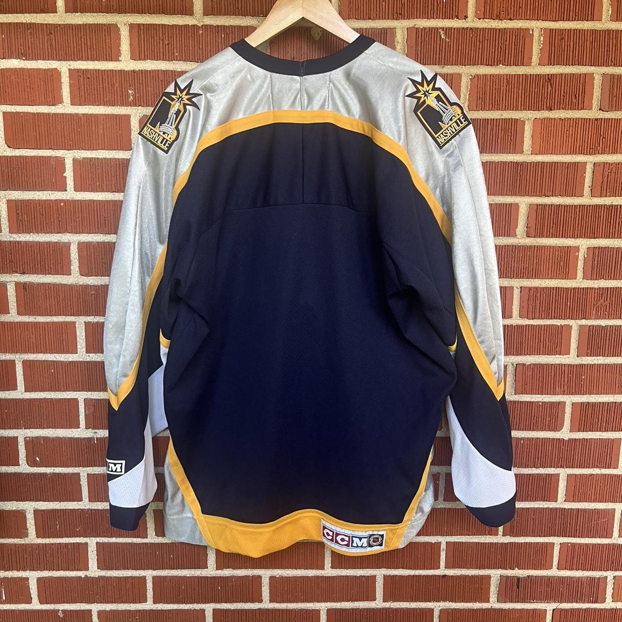 Vintage CCM NHL Nashville Predators Jersey Made in - Depop