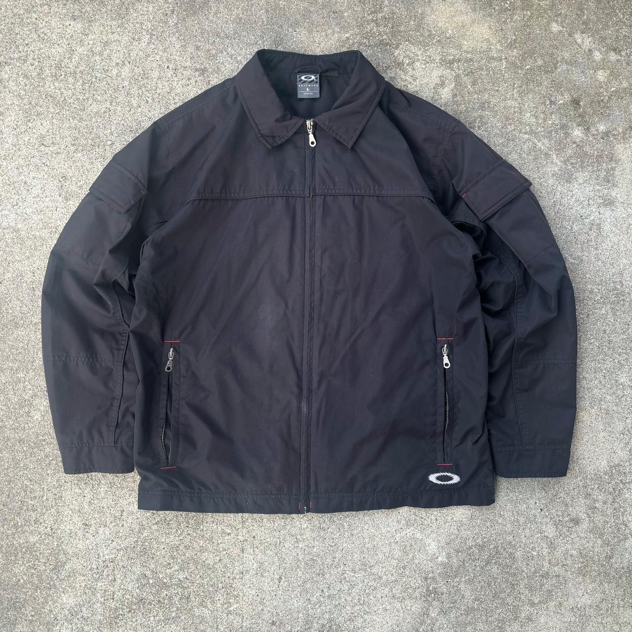 Oakley Men's Jacket - Black - L – Vintage Oakley Software Jacket Tagged L 24 …