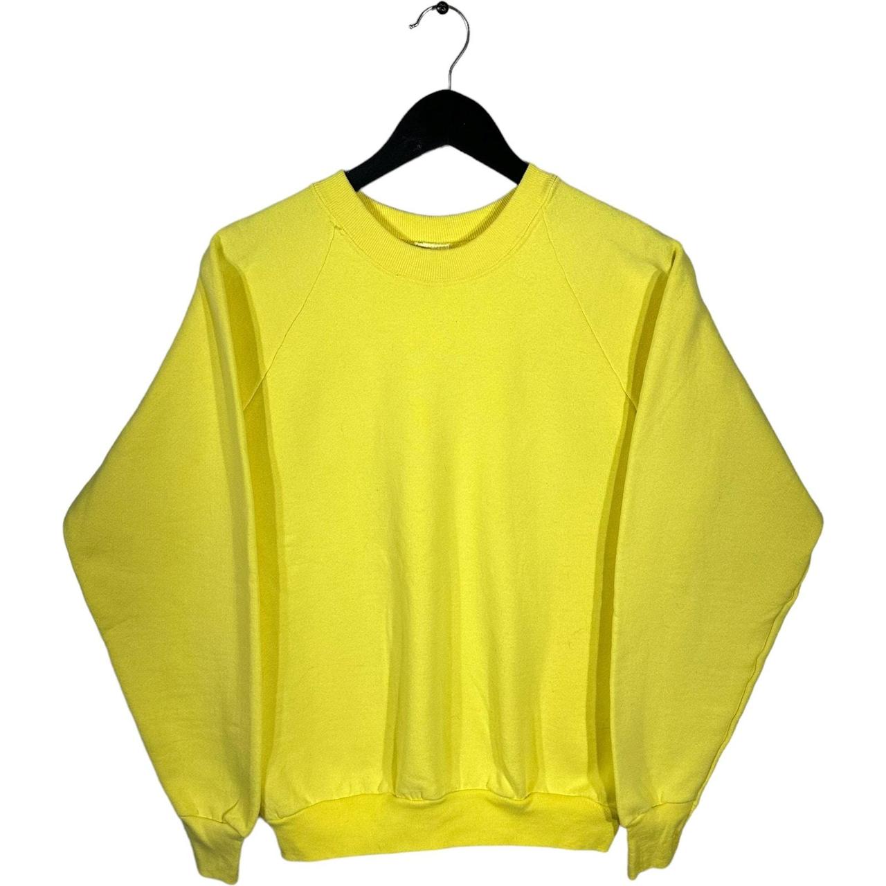 Fruit of the loom yellow sweatshirt best sale