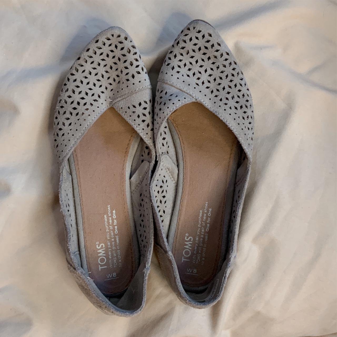 toms open toe flats