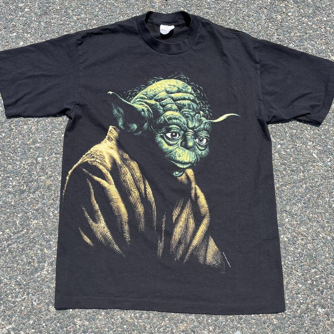 Online Vintage Star Wars Yoda tshirt