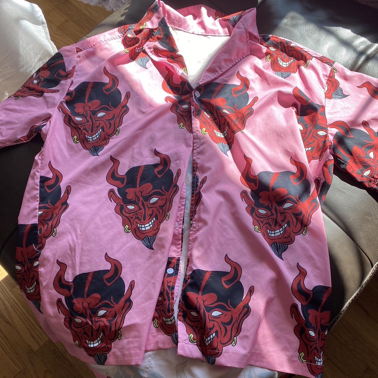 Pink devil shirt sales uk