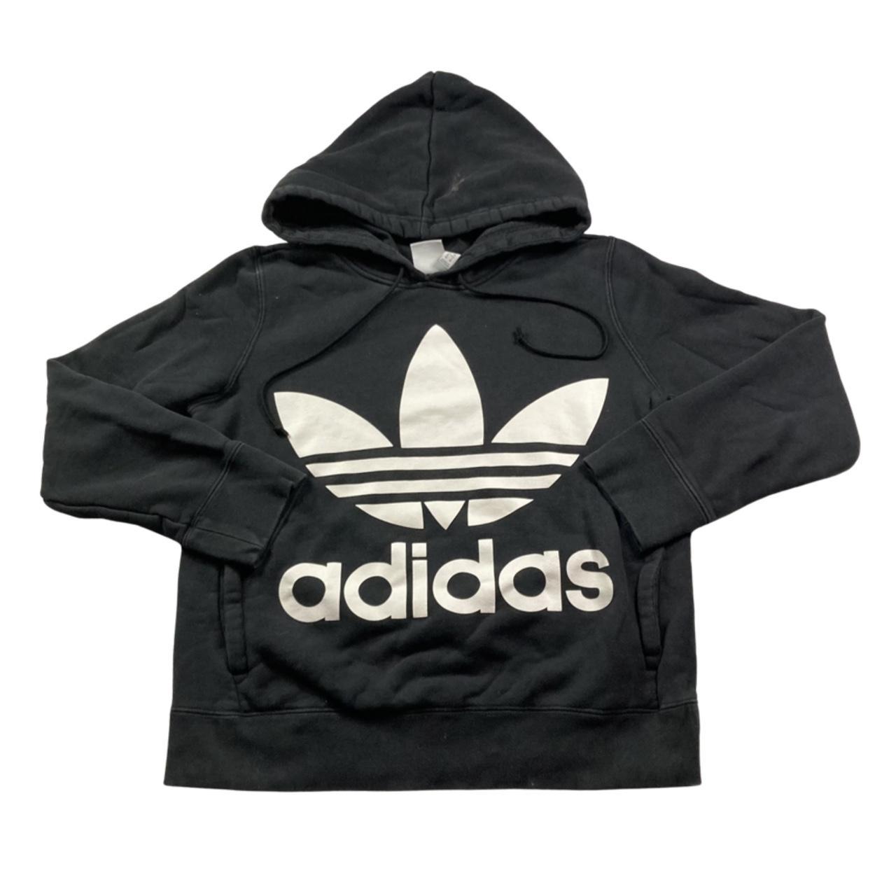 Adidas originals retro clearance logo women's hoodie